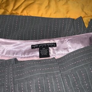 Gray with Pink Stripe  Pants